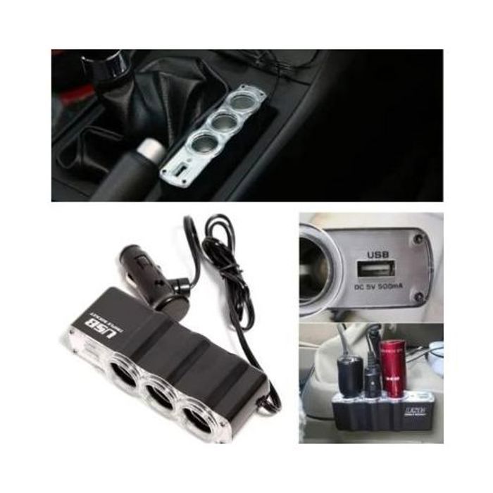 Répartiteur allume-cigare de voiture 12V/24V