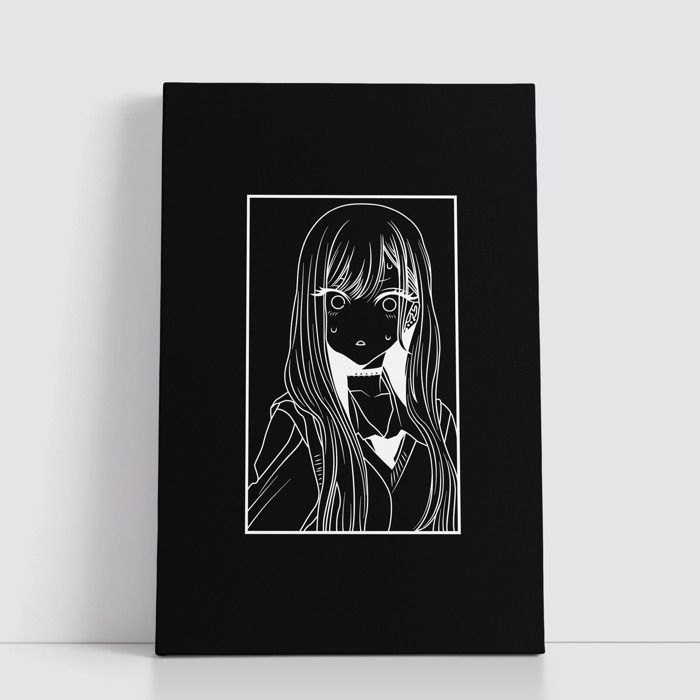 Tableau Manga Japonais sur Toile – Affiche Murale Anime 25x40 cm pour Déco Otaku 205