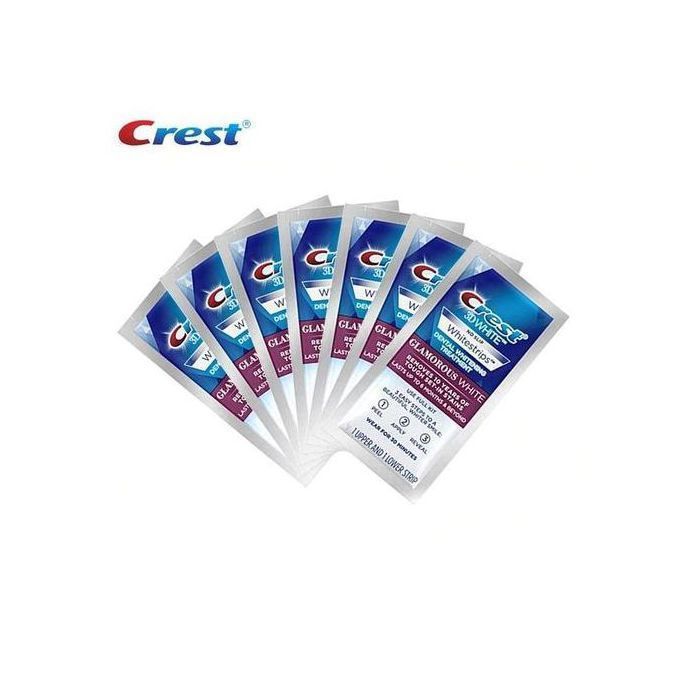 Crest  3D Whitestrips GLAMOROUS WHITE : 14 bandes =7 sachets pour 7 jours