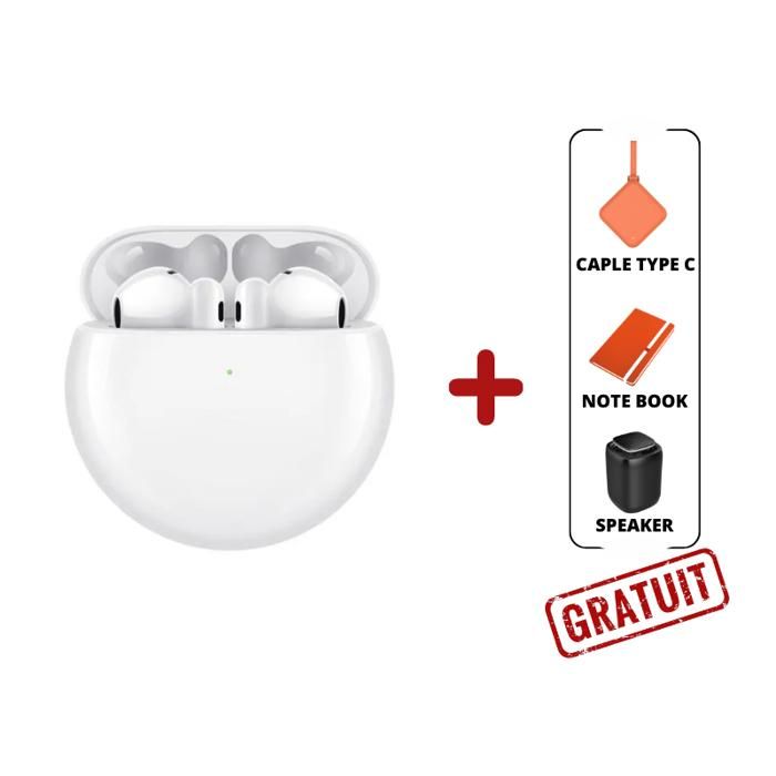 Huawei Freebuds 4 White + Huawei Gift Package