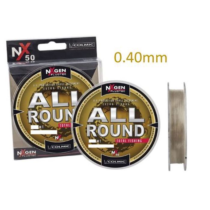 Fil de pêche - COLMIC - ALL ROUND - 300m - 0.40mm - 18.90kg