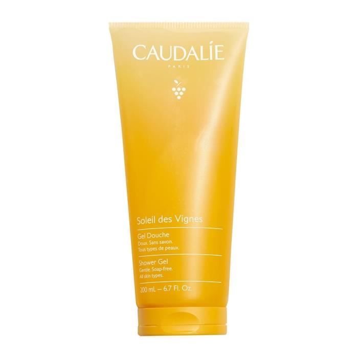 Gel Douche - Caudalie - 200ML - Parfum Noix de Coco - Sans Savon - Haute Tolérance Cutanée