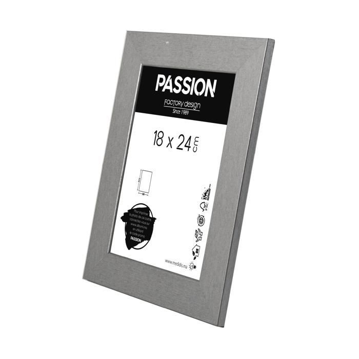 Cadre Photo - PASSION - Giulia - Silver - 18x24cm - Élégance Chic