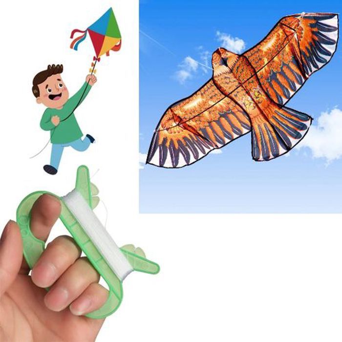 Jouet de Plage Cerf-Volant Aigle Pour Enfants 117 x 95 Cm