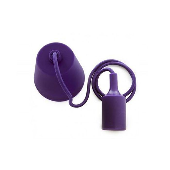 Suspension En Plastique Tripoli Violet Pour Chambre D'Enfant