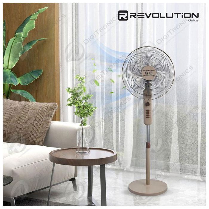 Ventilateur sur Pied Silencieux, Oscillant, Lampe de Nuit, SF1830Q