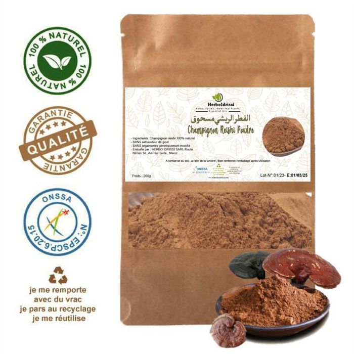 Champignon Reishi 100G - Anti Cancer - Arthrite - Immunite