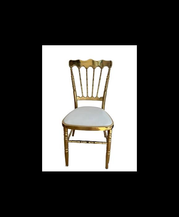 Chaise Napoleon metalise Or