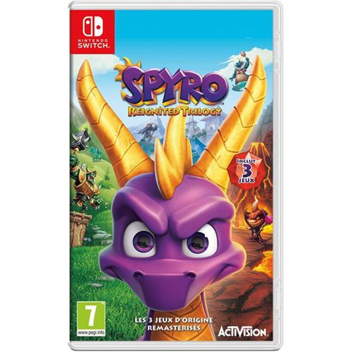 Jeu vidéo - Spyro - Reignited Trilogy - Nintendo Switch - Multicolore - Multi-plateforme