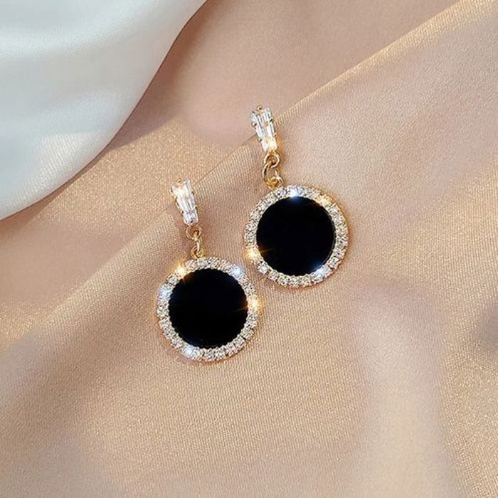 Boucles d'oreilles - GENERIC - Rondes en zircon - Bijoux de luxe - Fiançailles - Mariage