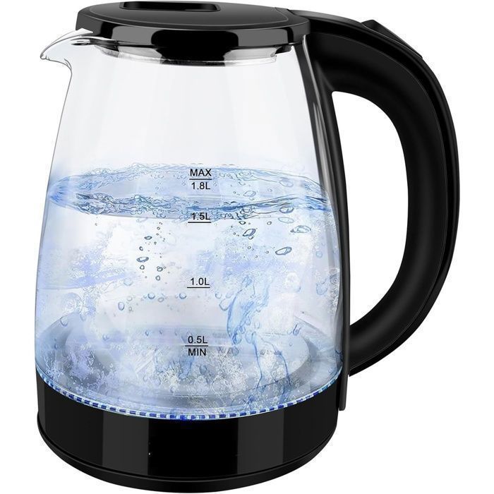 Bouilloire électrique - GENERAL - 1,8L - Verre - 1500W - Arrêt automatique