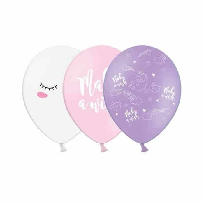 Ballons - GENERIC - Mix Licorne - Multicolore - Latex - 6 pièces
