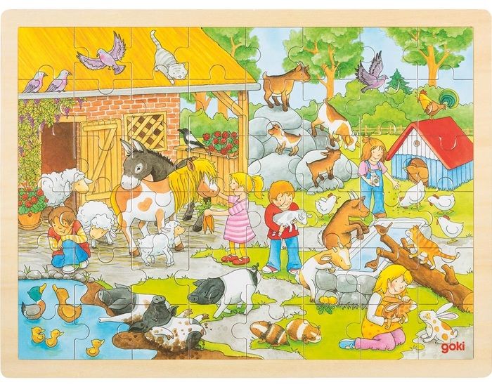 Goki - Puzzle Mini-Ferme - GOLLNEST & KIESEL