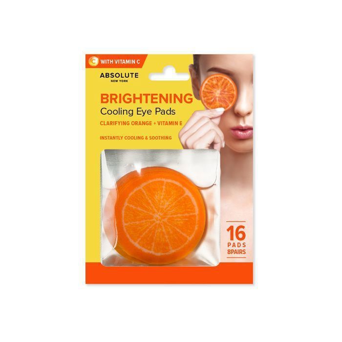 Coussins Rafraîchissants pour les Yeux - Absolute New York - Orange - Vitamine E - Antirides - Hydratant