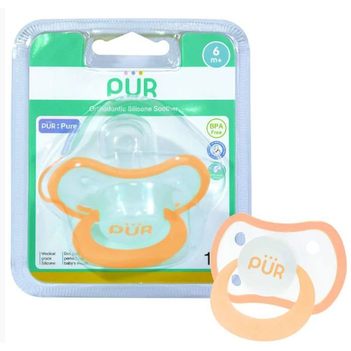 Pur Sucette Orthodontique Pür - 3 mois et plus    Jaune