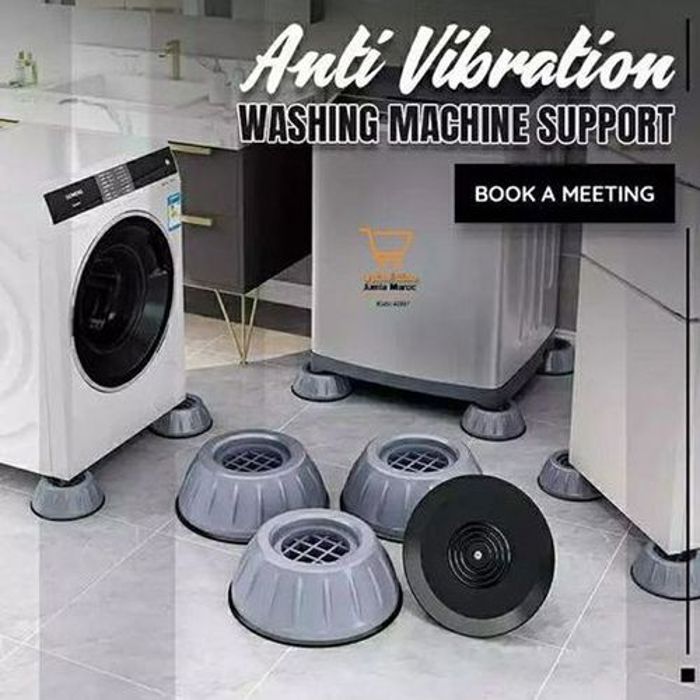 pack 4 pcs Support Anti-Vibration pour Machine à laver,