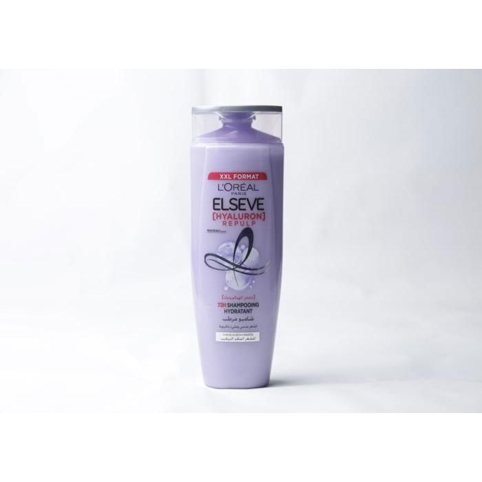 Elseve - Hyaluron Plump - Shampooing à l'acide hyaluronique pour cheveux deshydratés et en manque de vitalité - 600ml