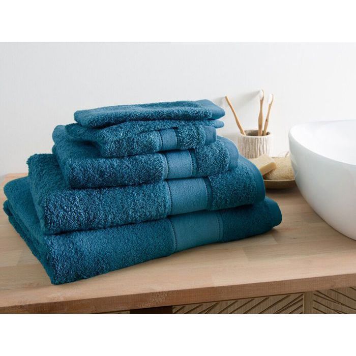 Serviette invité - Matinale - 30x50 cm - 65% coton - 35% modal - Couleur outremer