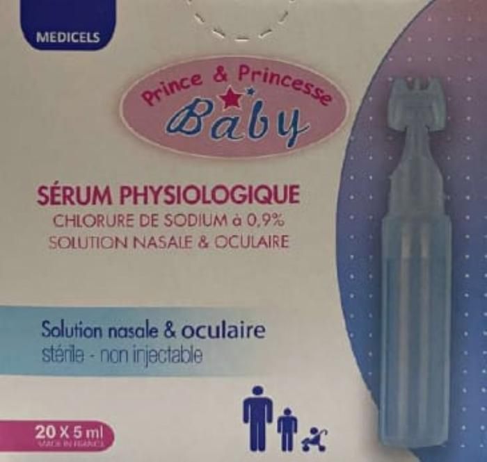 SERUM PHYSIOLOGIQUE BTE DE 20