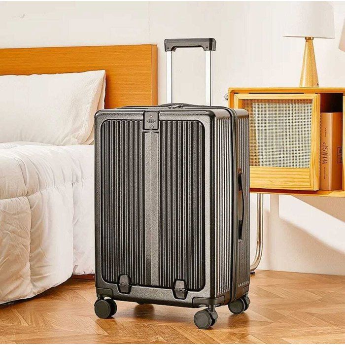 Valise Cabine - GENERIC - 10 kg - Gris Foncé - Légère - Design Moderne