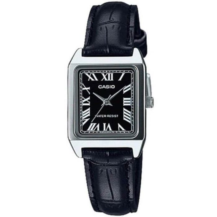 Montre Femme - Casio - LTP-V007L-1BUDF - Cuir noir - Étanche 3 ATM - Quartz