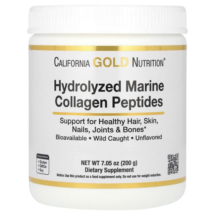 Peptides de collagène marin hydrolysés, Non aromatisés, 200 g
