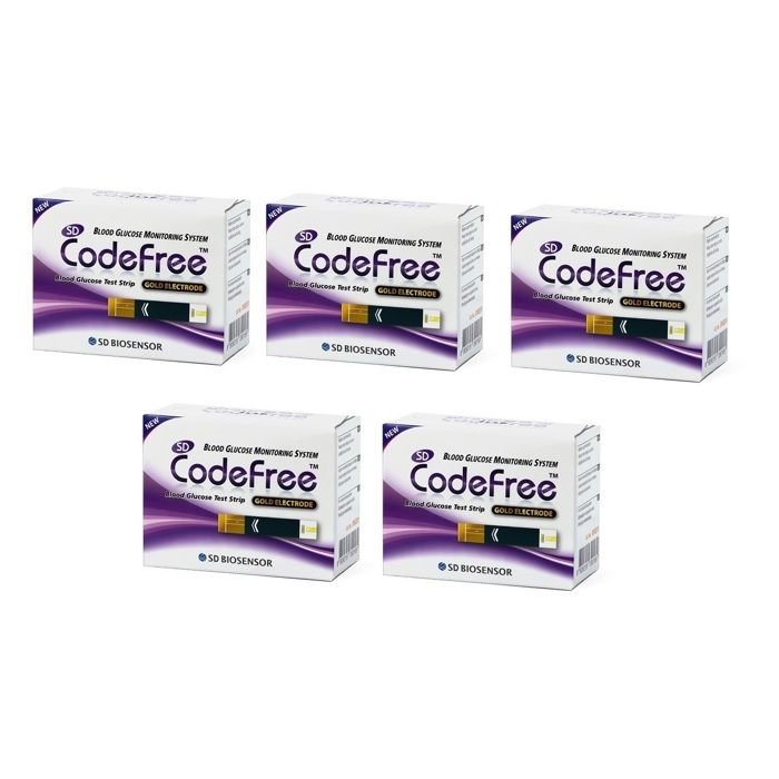 Pack 05 Boites de 50 Bandelettes CodeFree ( 250 Bandelettes )
