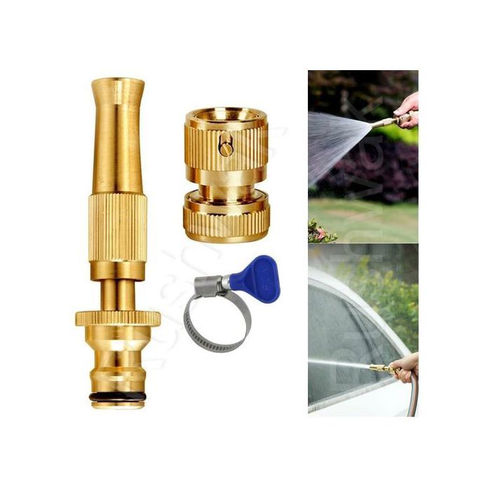 Pistolet de Pulvérisation Polyvalent en Laiton : Puissance et Durabilité au Service de Votre Jardin