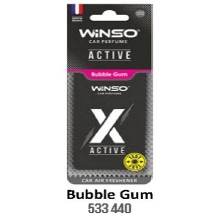 WINSO                                     PARFUM AUTO                        TABLEU X ACTIVE SPORT
