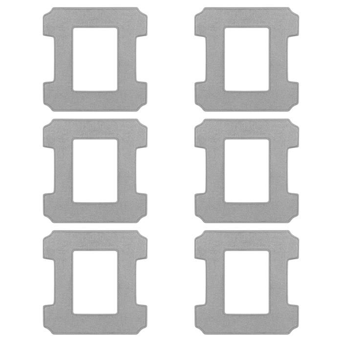 Lingett för Ecovacs Winbot W1/W1 Pro/W2/W2 Pro/W2 Omni [Pack 6] Tvättbar och återanvändbar mopp Phonillico®
