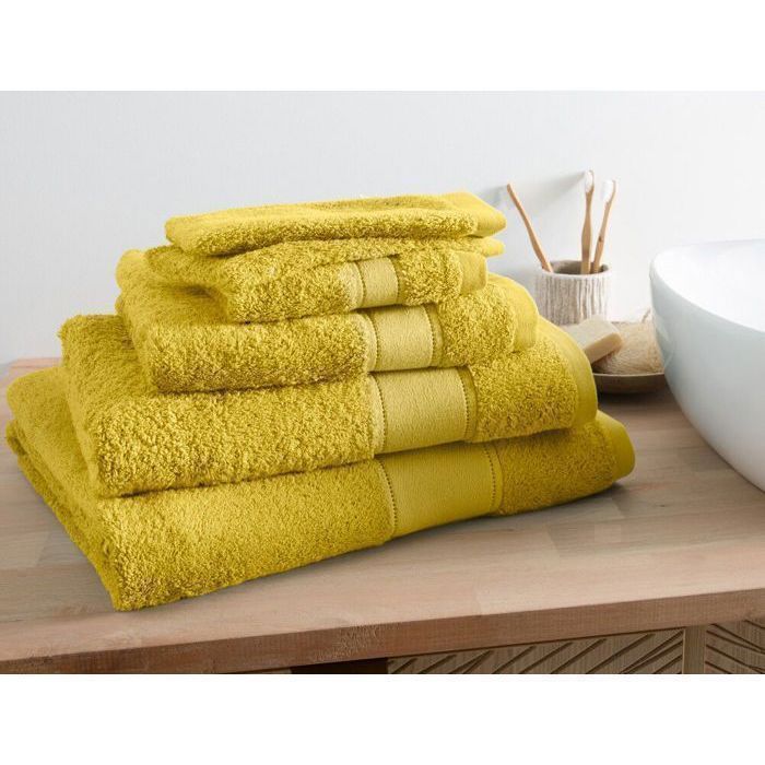 Serviette Invité - Safran - Matinale - 30 x 50 cm - 65% Coton - 35% Modal - 640 g/m²