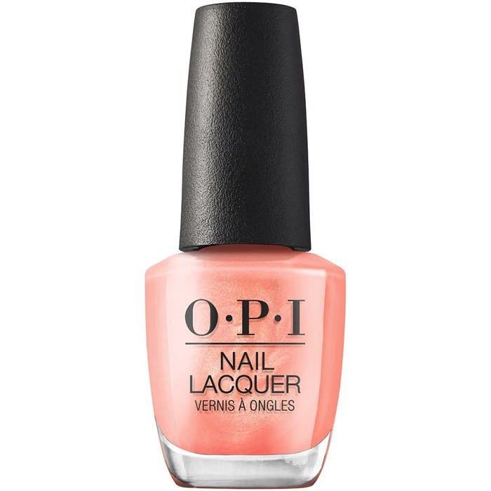 Vernis à ongles - OPI - Data Peach - Teinte pêche douce - Application facile - Brillance durable