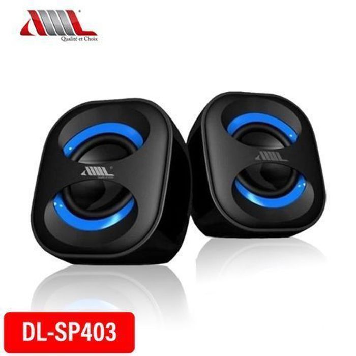 Haut-parleur - Audiocore - Mini - USB - Jack 3,5 mm - Compatible ordinateur portable