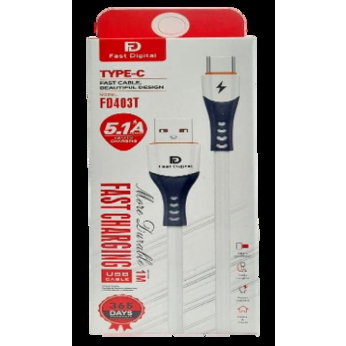 Câble USB/V8 - FAST DIGITAL - FD403M - Charge ultra-rapide - 4.1A - Compatibilité universelle