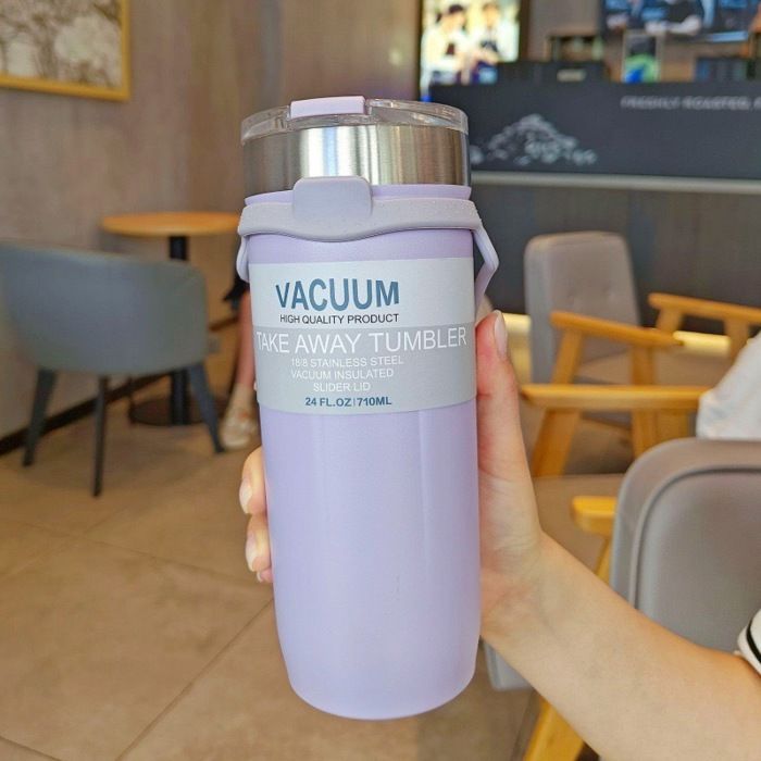 Thermos Fabater Tasse à café, élégante les Boissons Chaudes 710Ml d'isolation portable pour étudiants en plein air Sport, Bureau