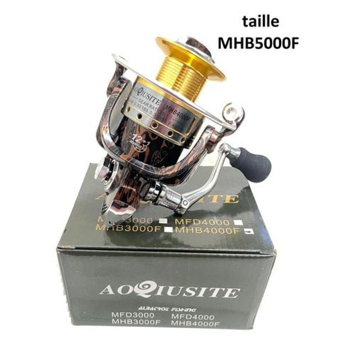 Moulinet Spinning - GENERIC - MHB5000F - Résistance élevée - Fiabilité optimale - Pêche carnassier