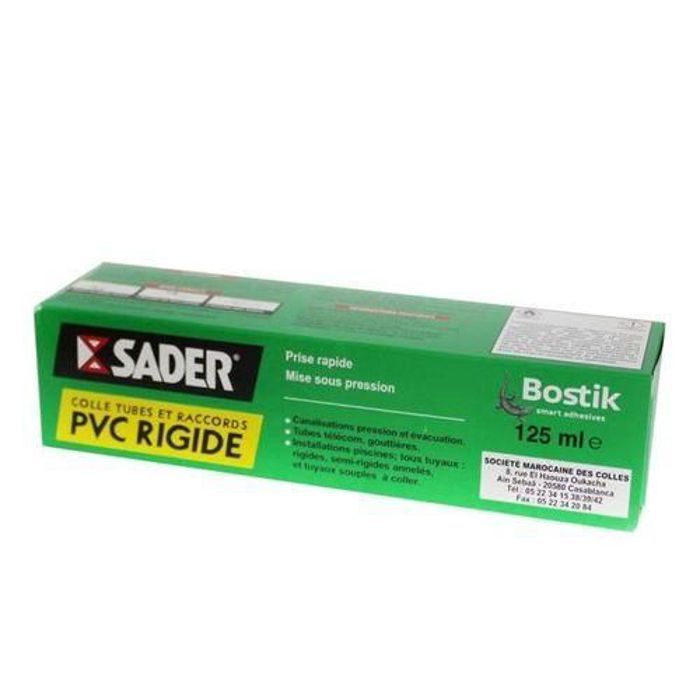 Sader Colle pour articles en pvc 125 ml-413