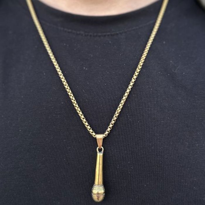 Collier - BN0059 - Métal - Longueur 40 cm - Largeur 3 mm - Pour Homme