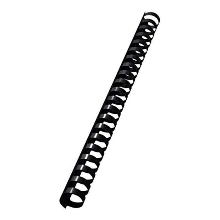 Spirale de reliure - 50 SPIRAL - A4 - 120 feuilles - 14.3mm - 23 anneaux - Noir