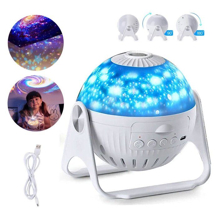 Projecteur LED Ciel Étoilé et Galaxie pour Enfants et Adultes