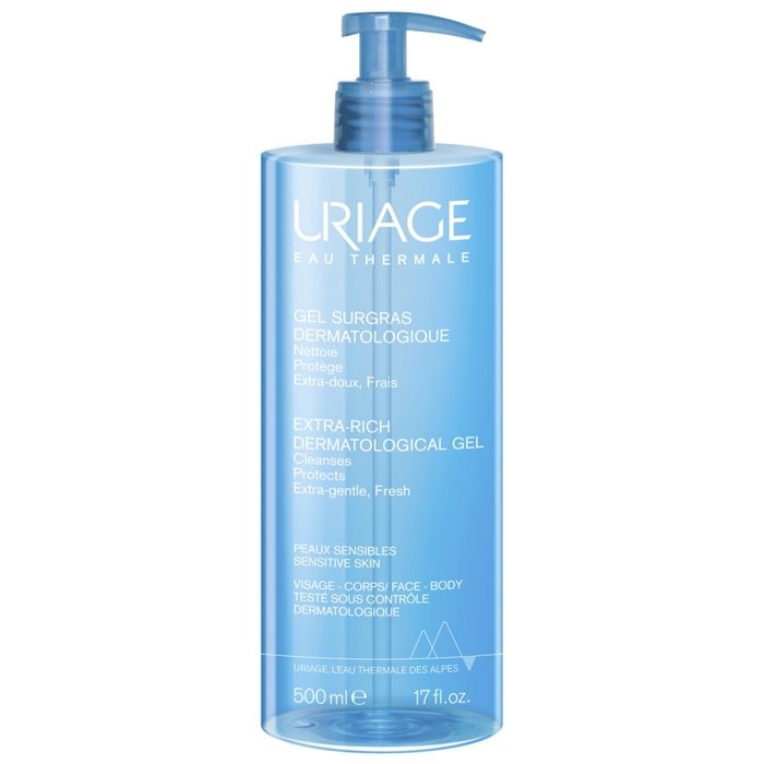 Gel nettoyant - Uriage - 500ml - Hypoallergénique - Pour peaux sensibles - Mixte