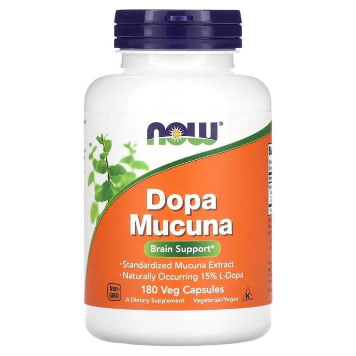 NOW Foods - Dopa Mucuna, 180 Veg Capsules