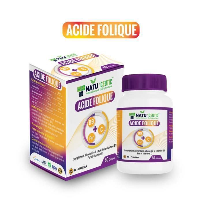ACIDE FOLIQUE 60 gélules