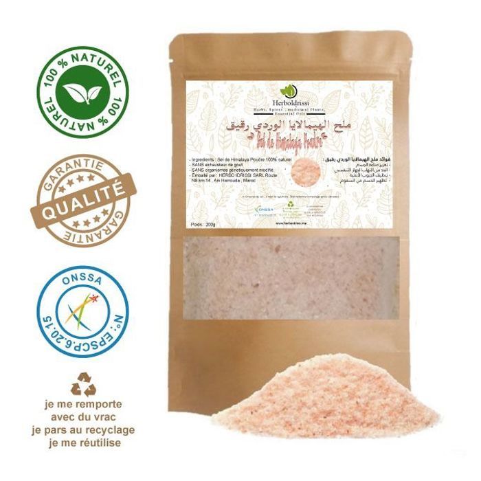 Sel Rose Fin De L'Himalaya 100% Naturel 1000 G