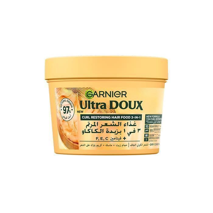 Ultra Doux Hair Food - Masque nourissant au beurre de cacao pour cheveux bouclés - 390ml