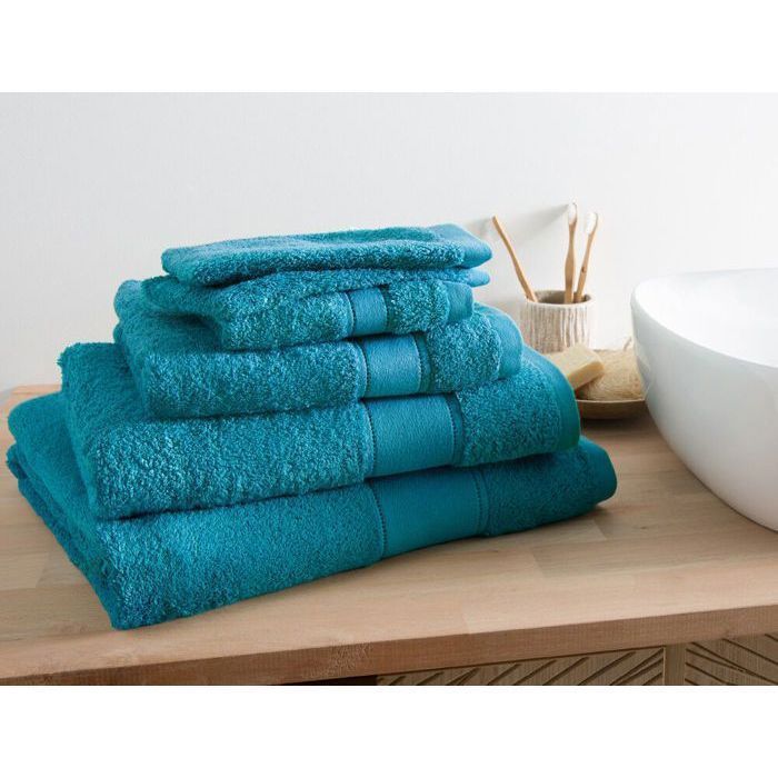 Serviette - MATINALE - LAGON - 50x100 cm - 65% coton - 35% modal