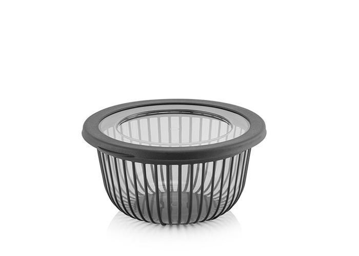 Boîte de rangement ronde Poly Line 1 L BNM-7512 - Couleur aléatoire