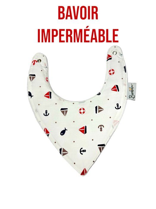 Bavoir Bandana Imperméable Petits Bateaux