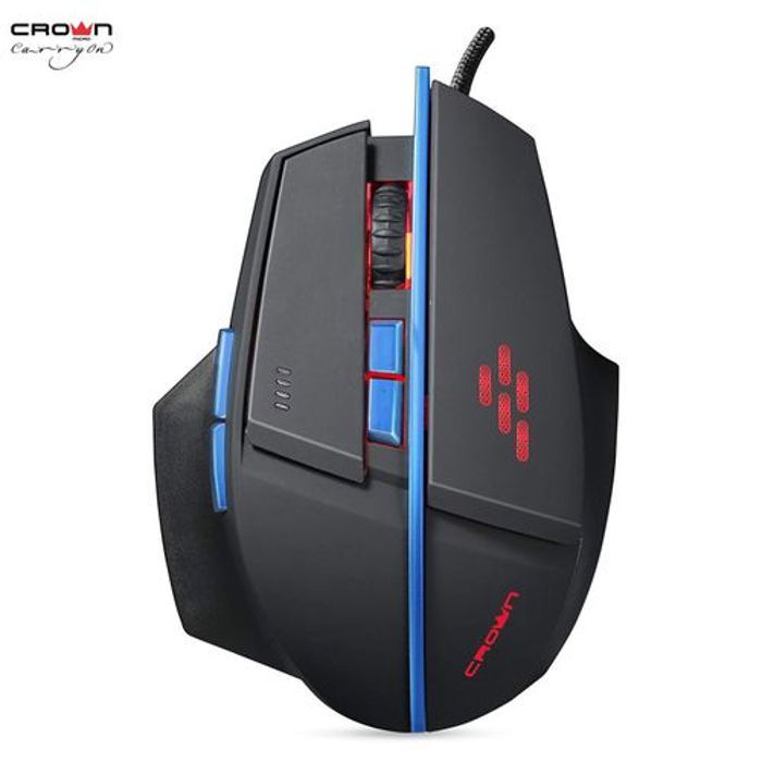 crown Souris Gamer Mouse Filaire Optique Robotic 8D CMG-02