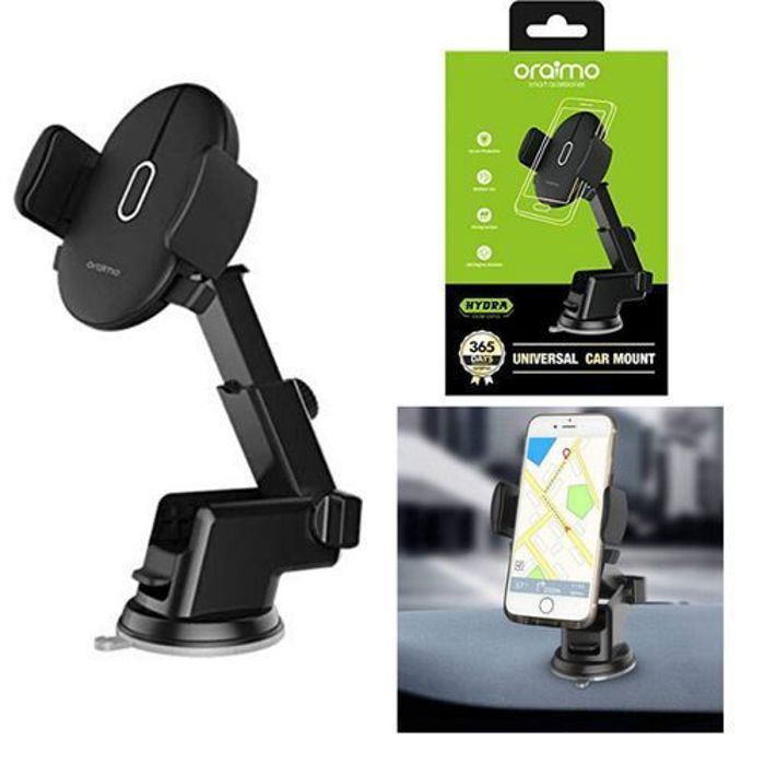 Support de téléphone de voiture - ORAIMO - OCM-CH10 - Flexible - Noir - Compatibilité 67-108 mm
